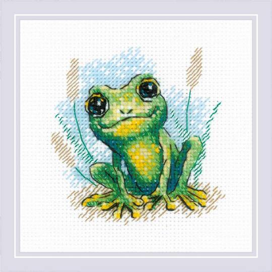 RIOLIS Little Frog Counted Cross Stitch Kit